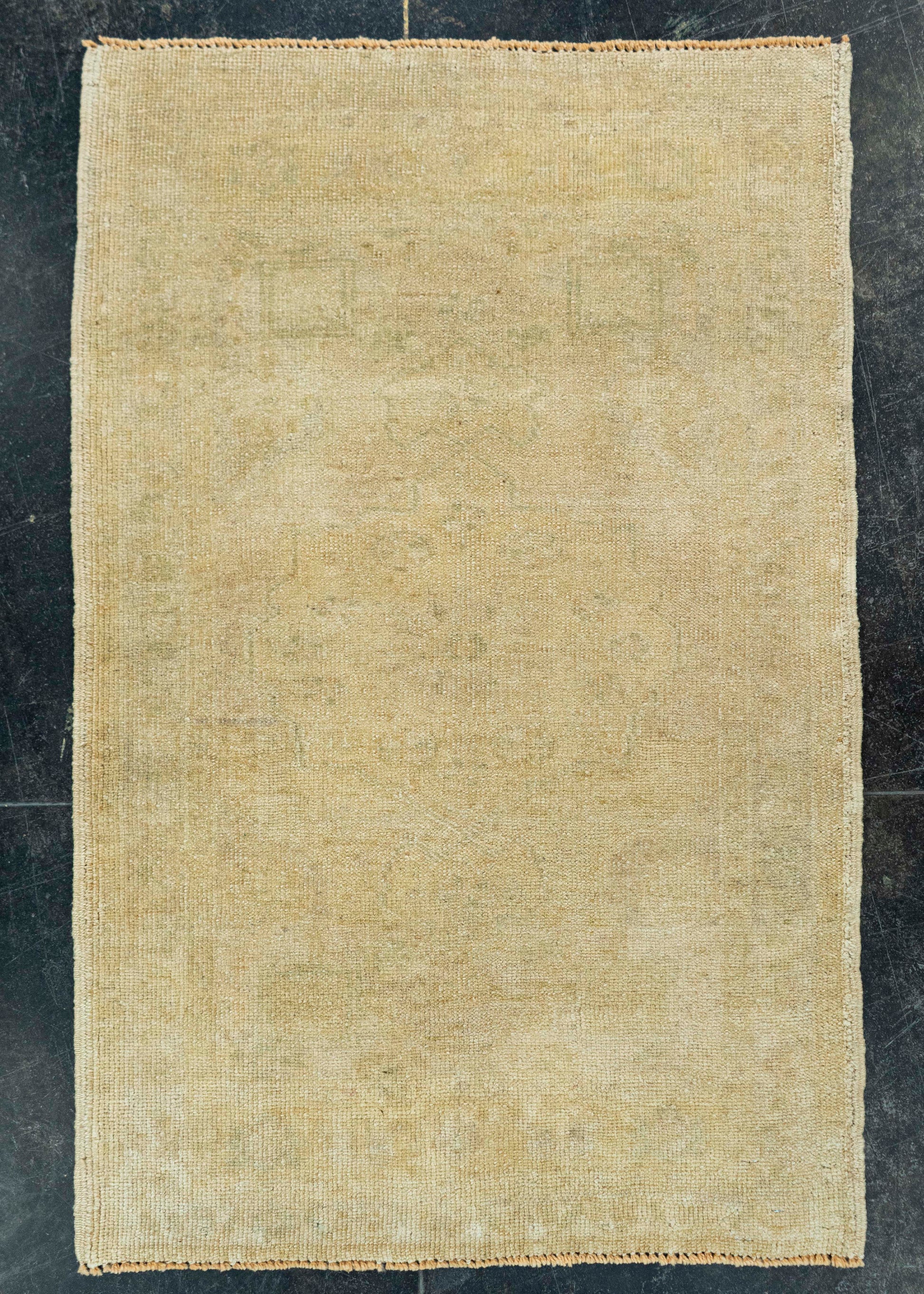 Turkish Mini Rug Oriental Hand Knotted Vintage Rug 2' x 3'1" #20746