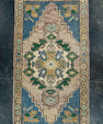 Turkish Mini Rug Oriental Hand Knotted Vintage Rug 1'8" x 3' #20740