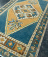 Turkish Mini Rug Oriental Hand Knotted Vintage Rug 1'10" x 3'4" #20739