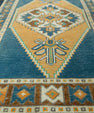 Turkish Mini Rug Oriental Hand Knotted Vintage Rug 1'10" x 3'4" #20739