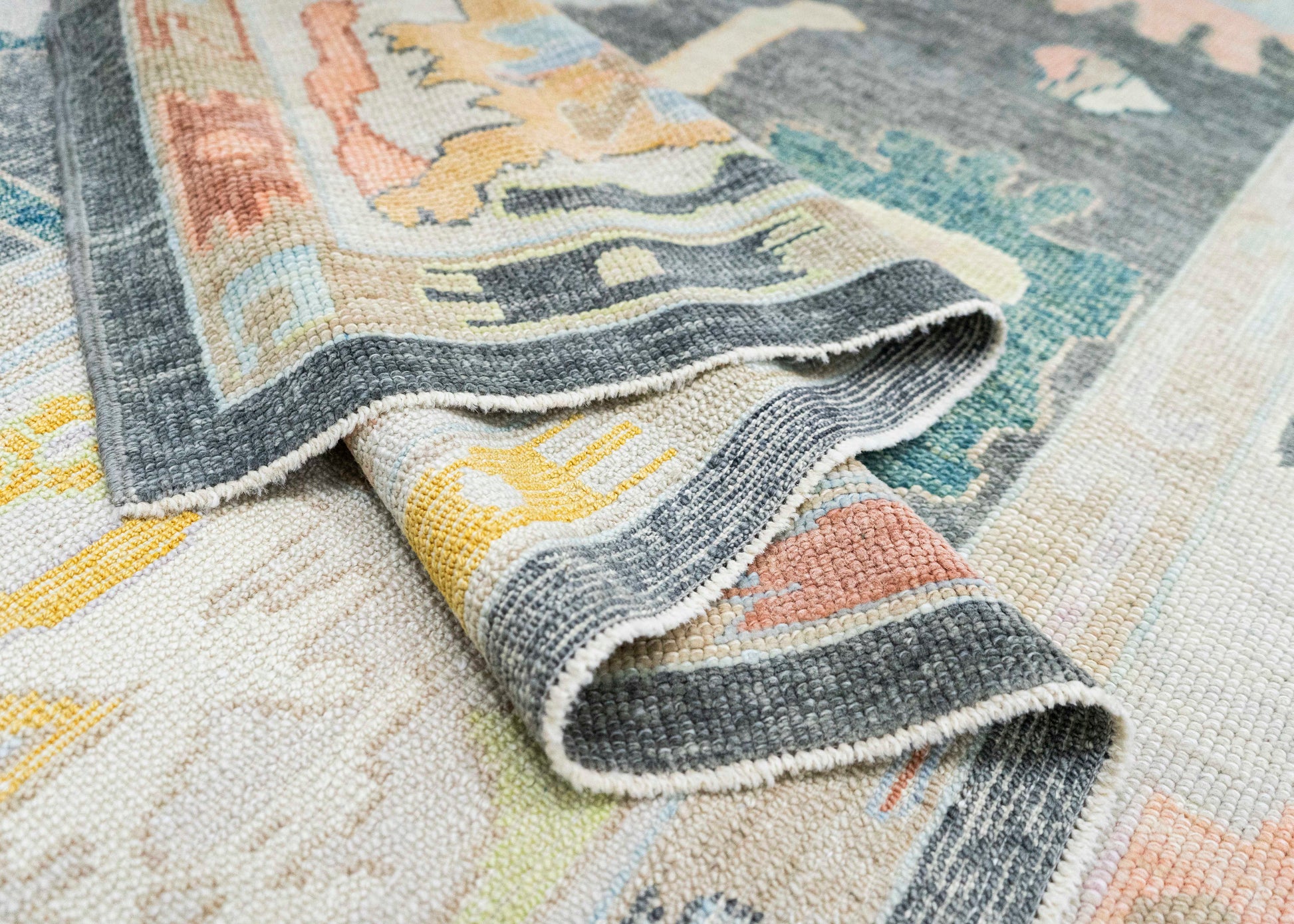 Turkish Oushak Rug 9'8" x 12'8" #20407