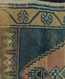Turkish Mini Rug Oriental Hand Knotted Vintage Rug 1'10" x 3'3" #20716