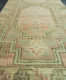 Turkish Mini Rug Oriental Hand Knotted Vintage Rug 1'5" x 3'6" #20735