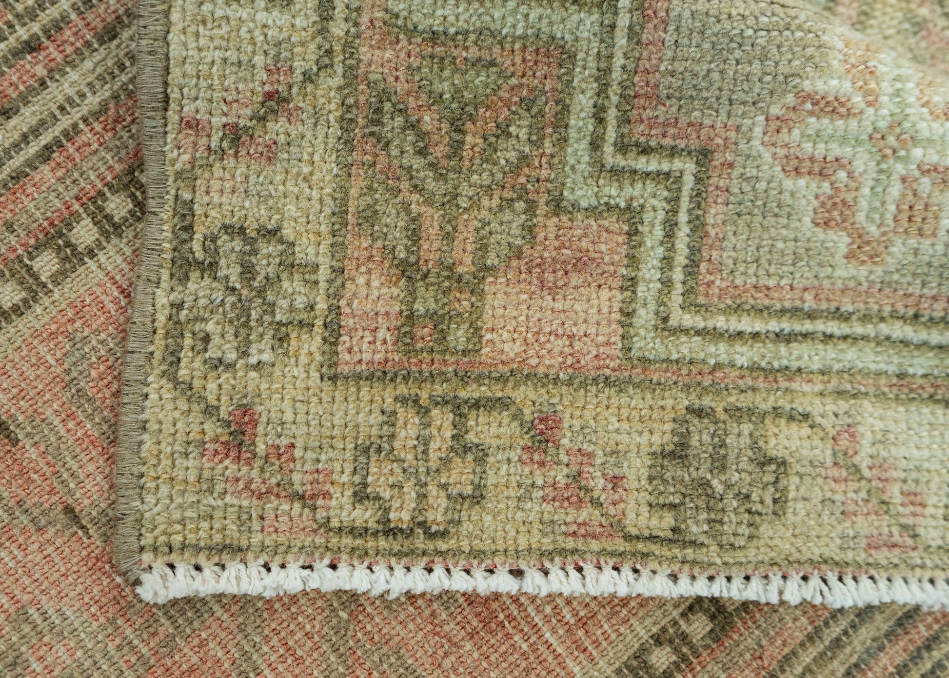 Turkish Mini Rug Oriental Hand Knotted Vintage Rug 1'5" x 3'6" #20735