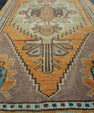 Turkish Mini Rug Oriental Hand Knotted Vintage Rug 1'8" x 3' #20734
