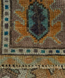 Turkish Mini Rug Oriental Hand Knotted Vintage Rug 1'8" x 3' #20734