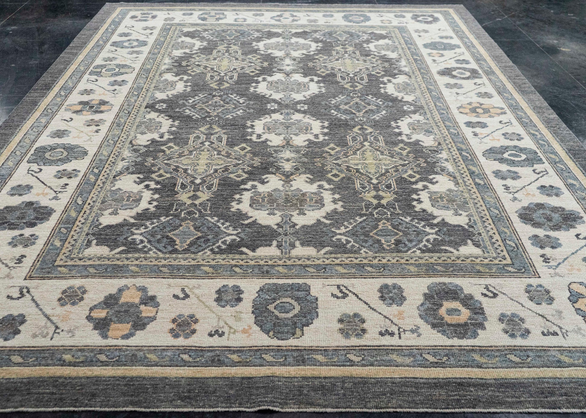 Turkish Oushak Rug 9'1" x 12'8" #20268