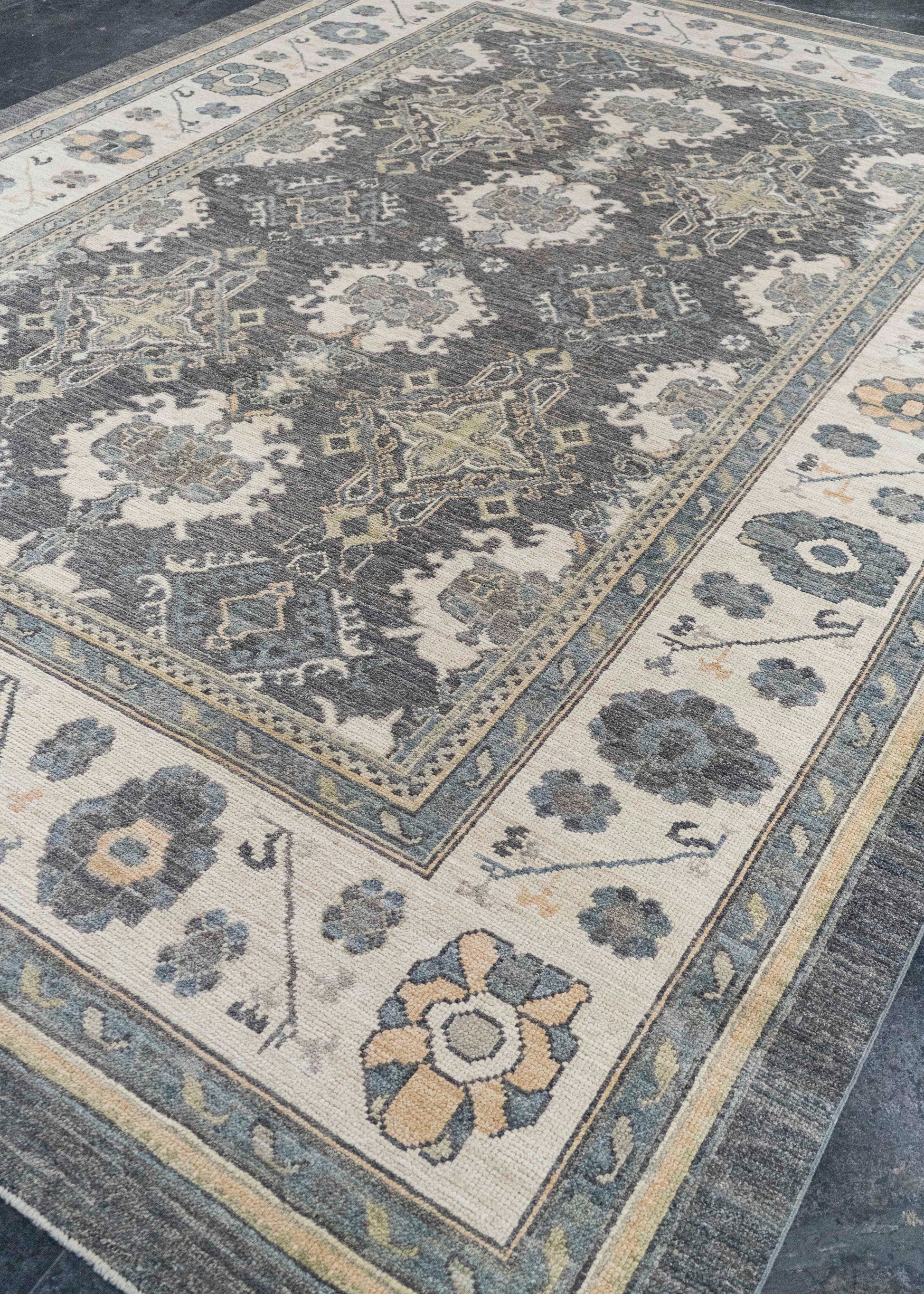 Turkish Oushak Rug 9'1" x 12'8" #20268