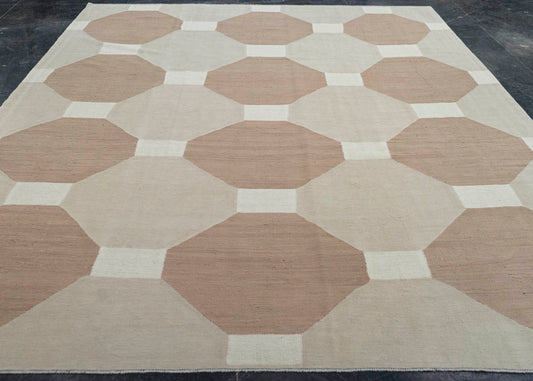 Turkish Kilim Oriental Handmade Flatweave 9'3" x 12'1" #20328