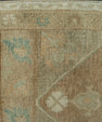 Turkish Mini Rug Oriental Hand Knotted Vintage Rug 1'7" x 3'6" #20729