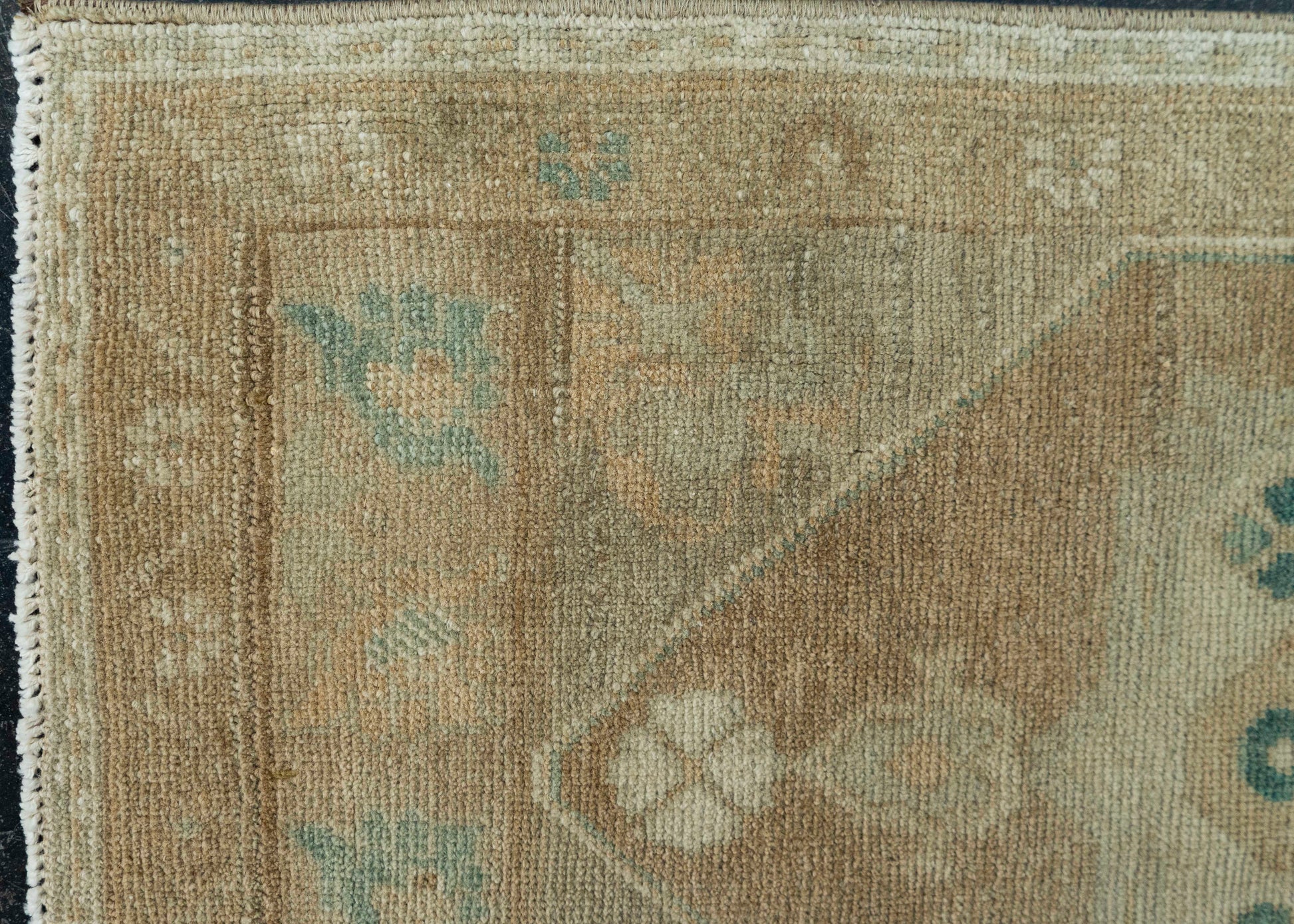 Turkish Mini Rug Oriental Hand Knotted Vintage Rug 1'7" x 3'6" #20729