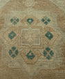 Turkish Mini Rug Oriental Hand Knotted Vintage Rug 1'7" x 3'6" #20729