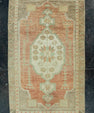 Turkish Mini Rug Oriental Hand Knotted Vintage Rug 1'9" x 2'10" #20726