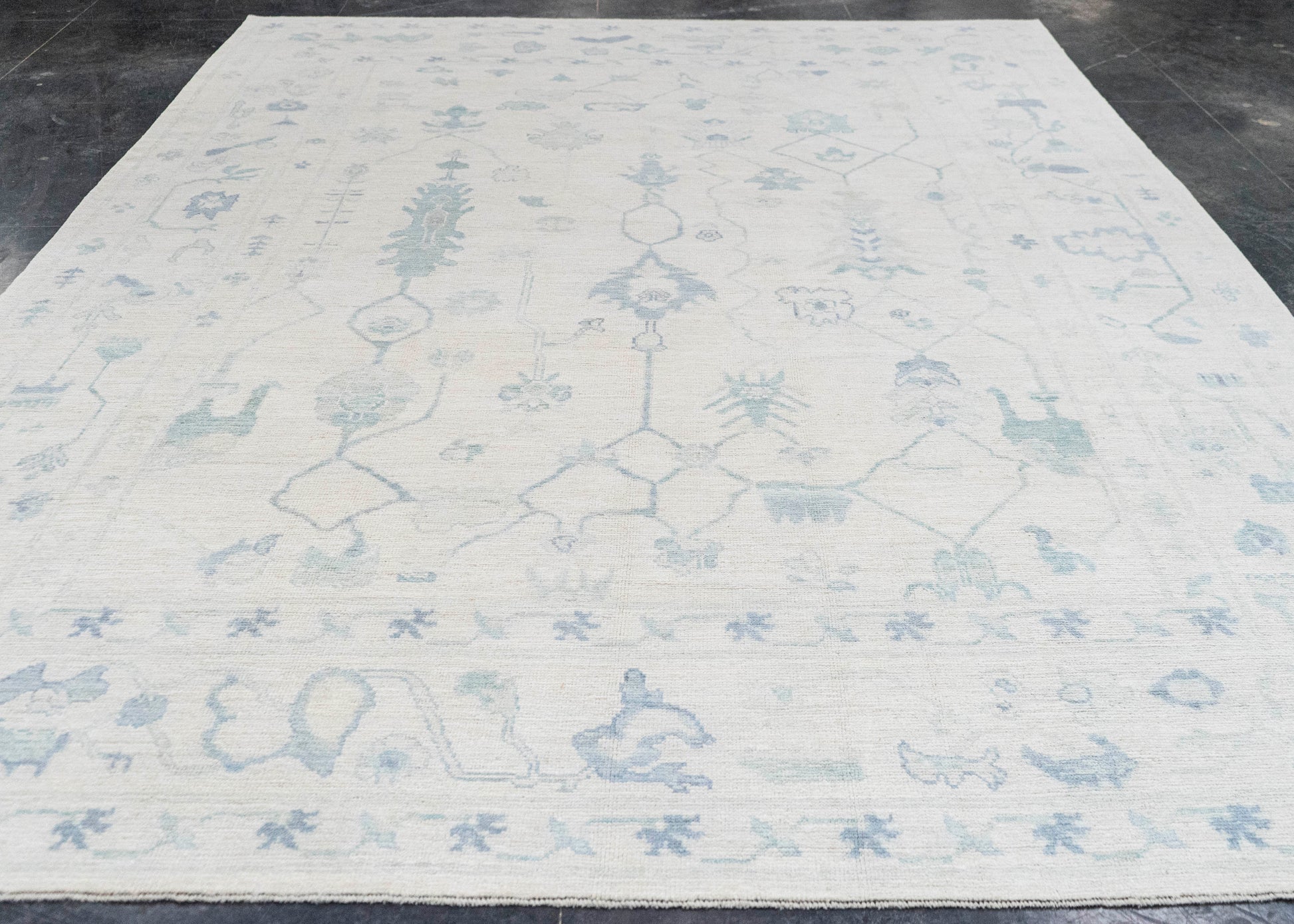 Turkish Oushak Rug 9'2" x 12'7" #20341