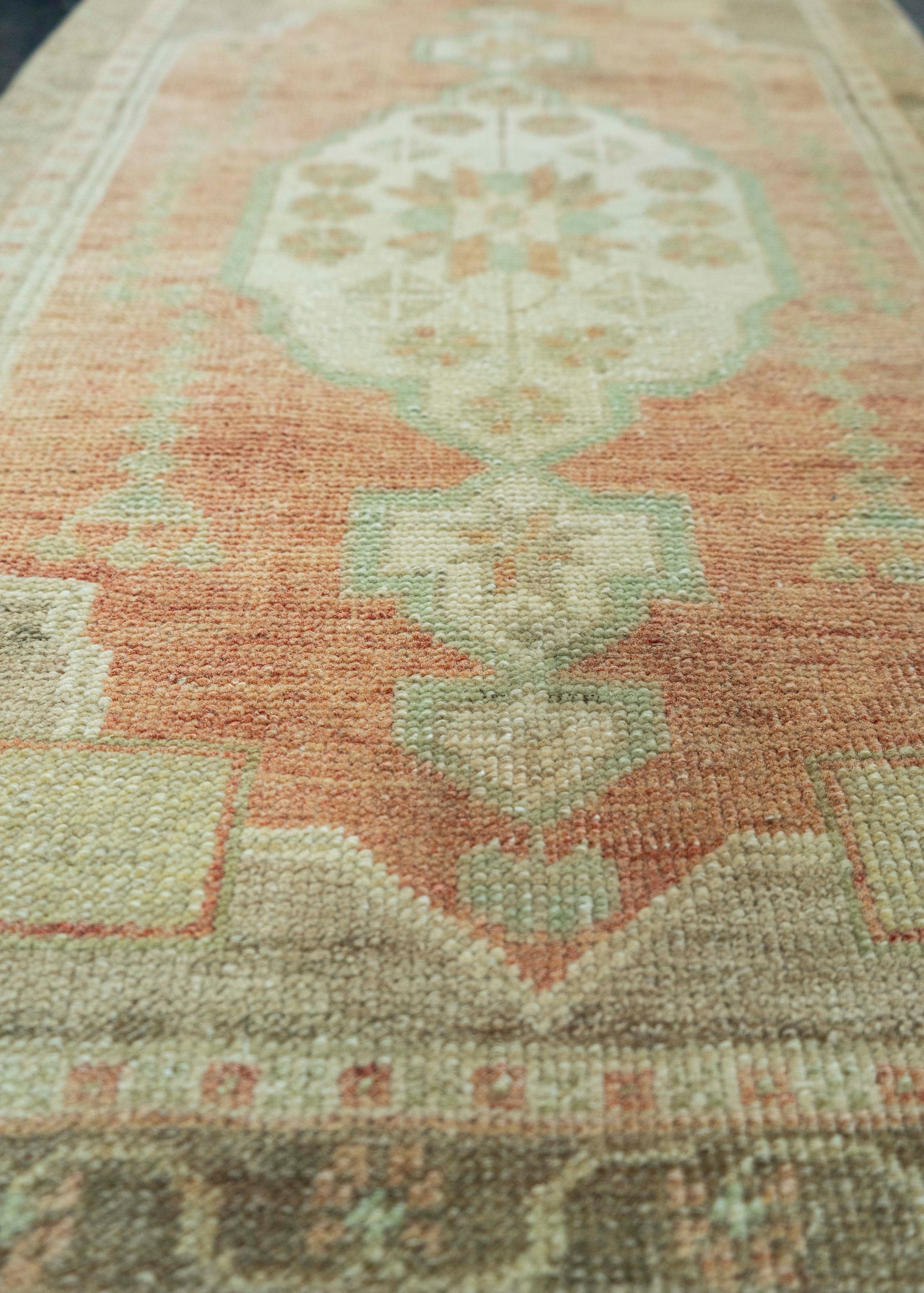 Turkish Mini Rug Oriental Hand Knotted Vintage Rug 1'9" x 2'10" #20726