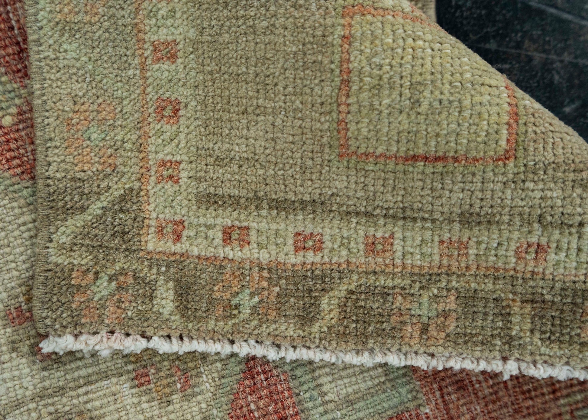 Turkish Mini Rug Oriental Hand Knotted Vintage Rug 1'9" x 2'10" #20726