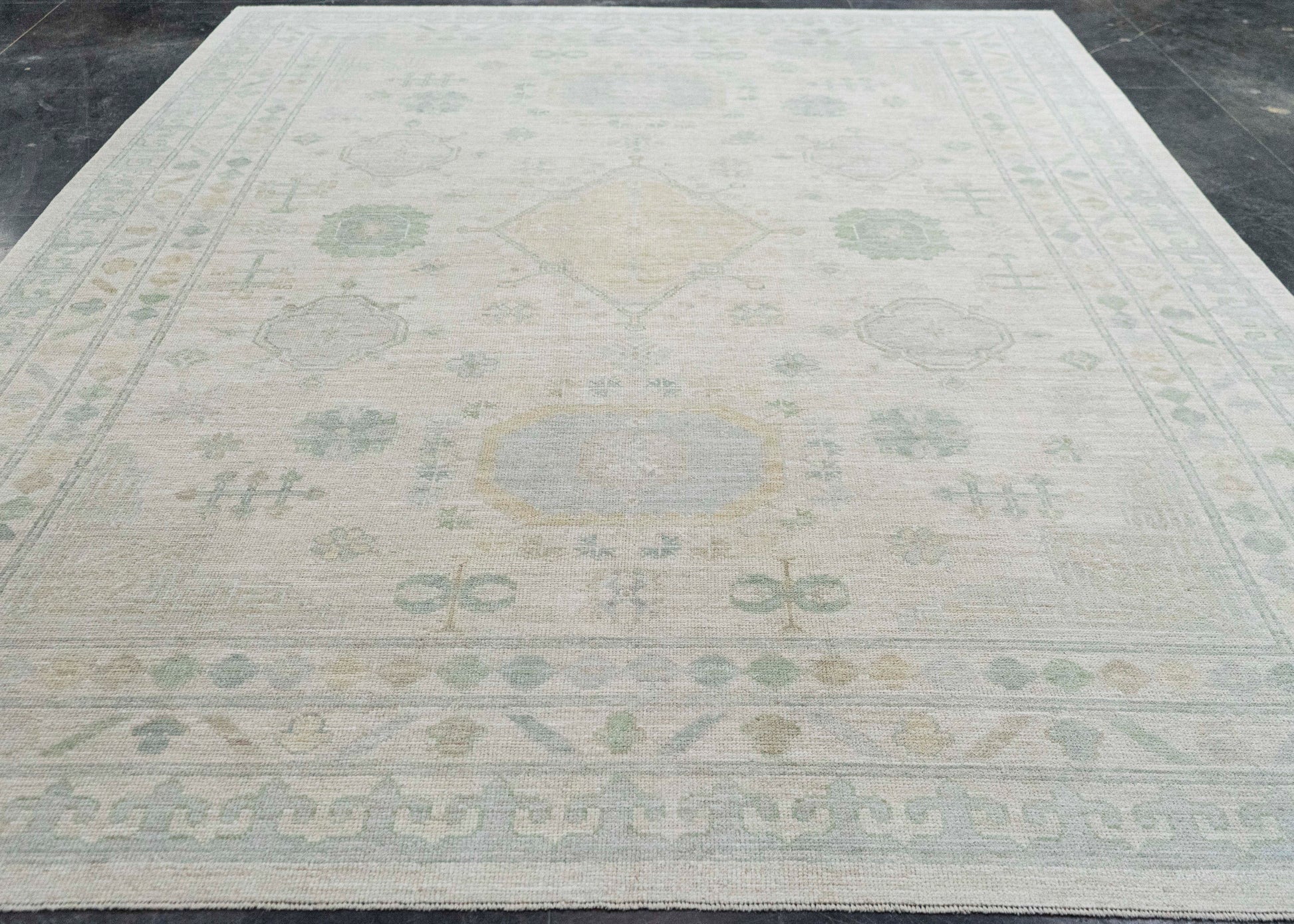 Turkish Oushak Rug 9'2" x 12'3" #20310