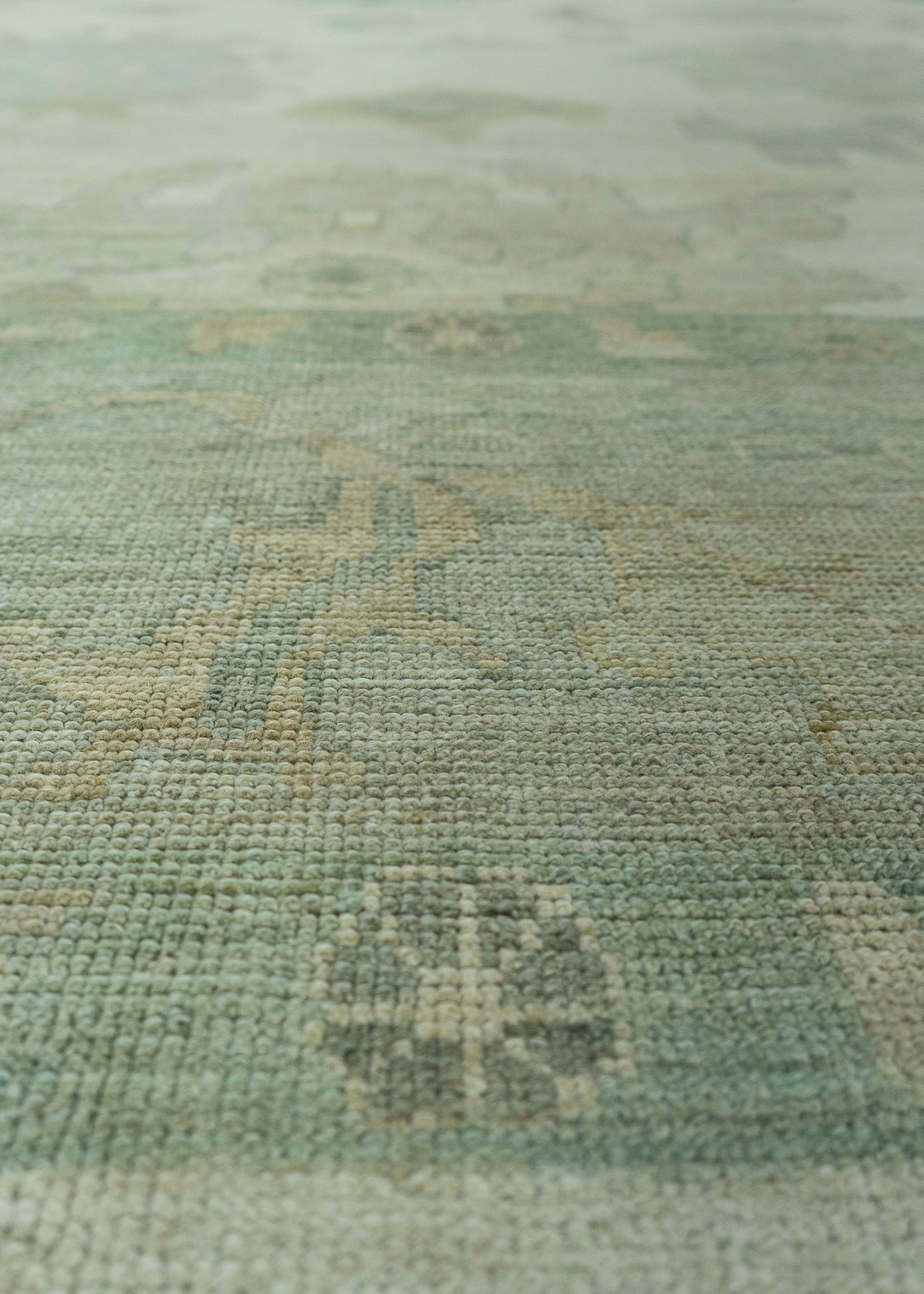 Turkish Oushak Rug 12'4" x 15'5" #0102
