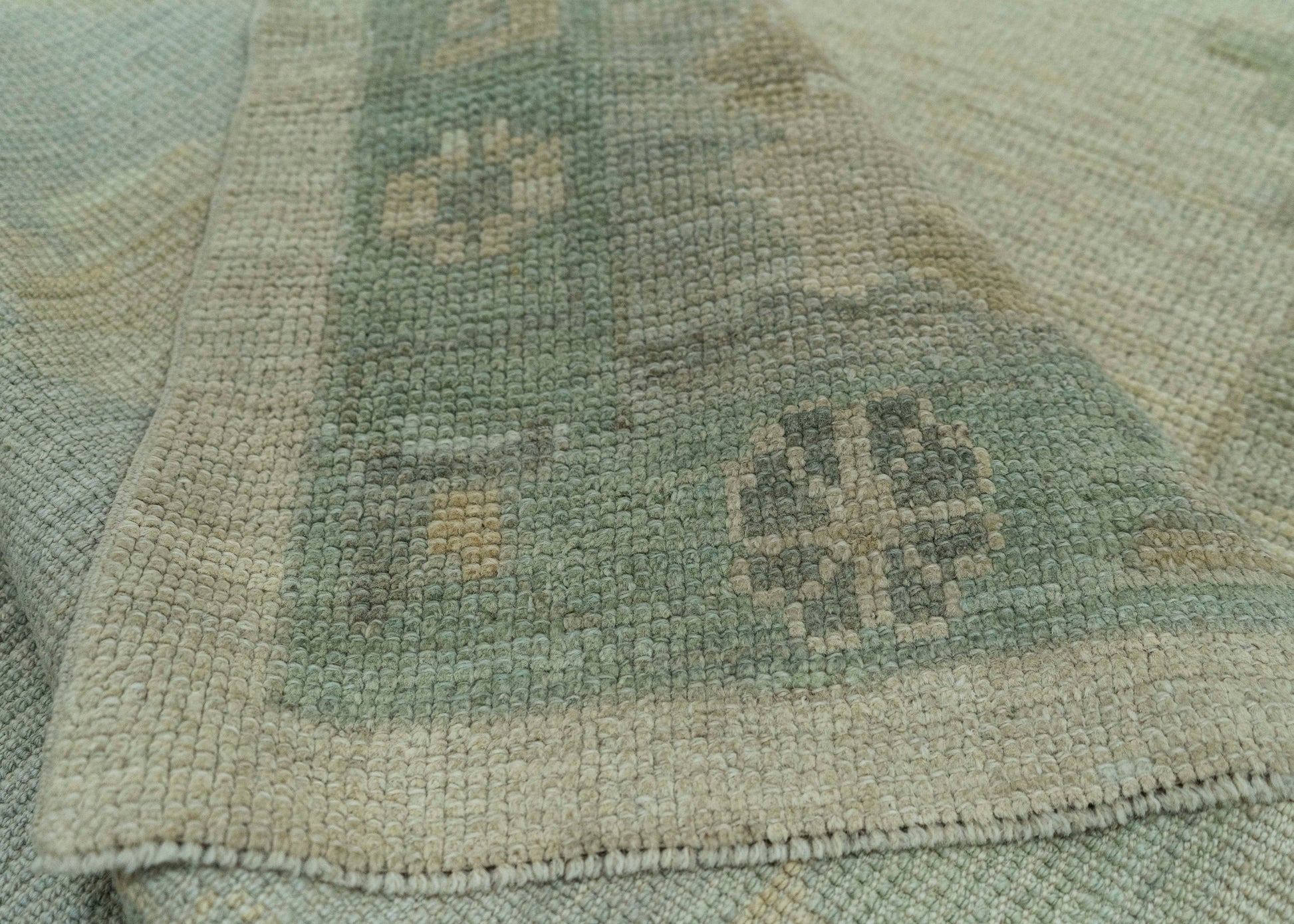 Turkish Oushak Rug 12'4" x 15'5" #0102