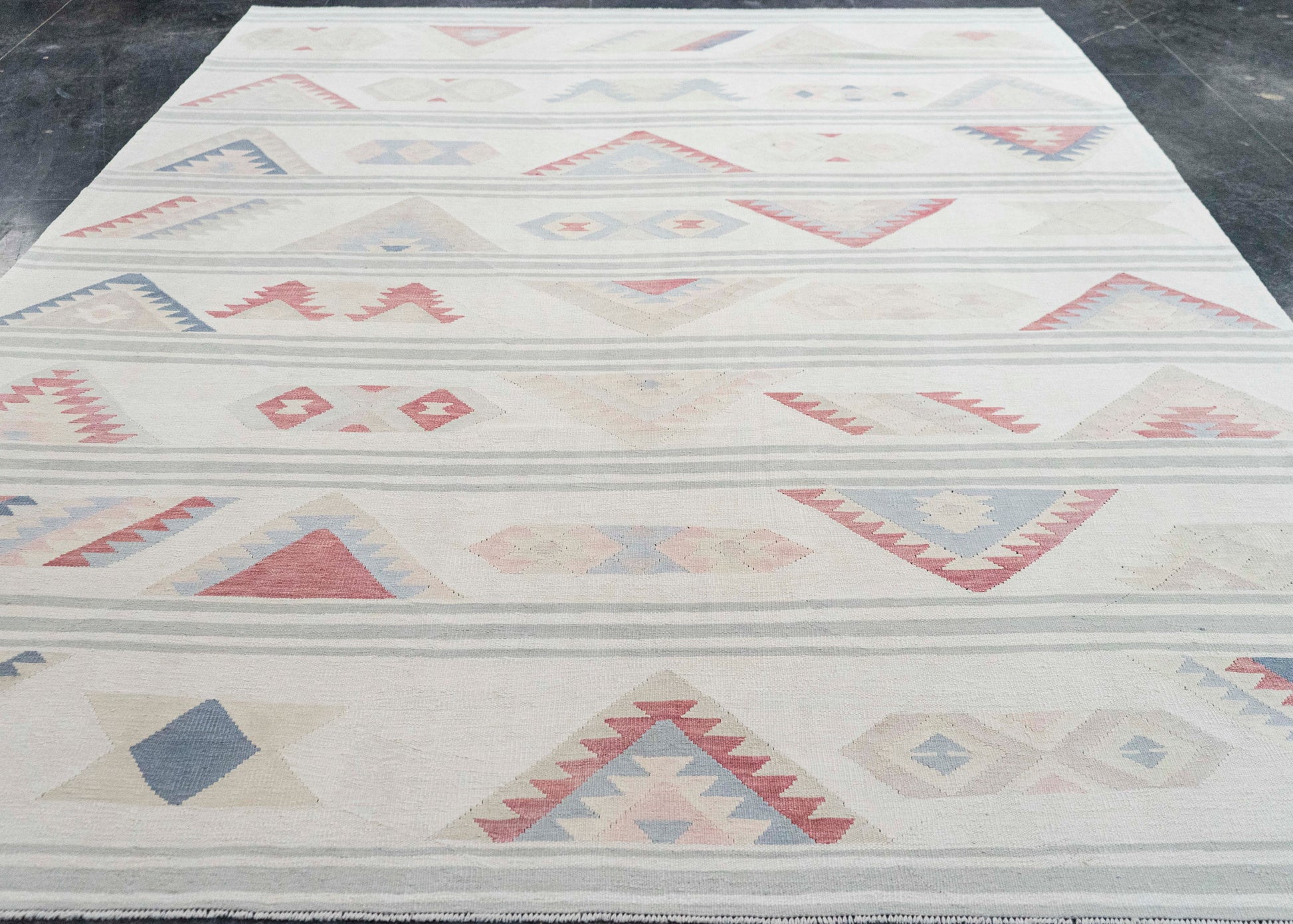 Turkish Kilim Oriental Handmade Flatweave 8'11" x 11'11" #20279