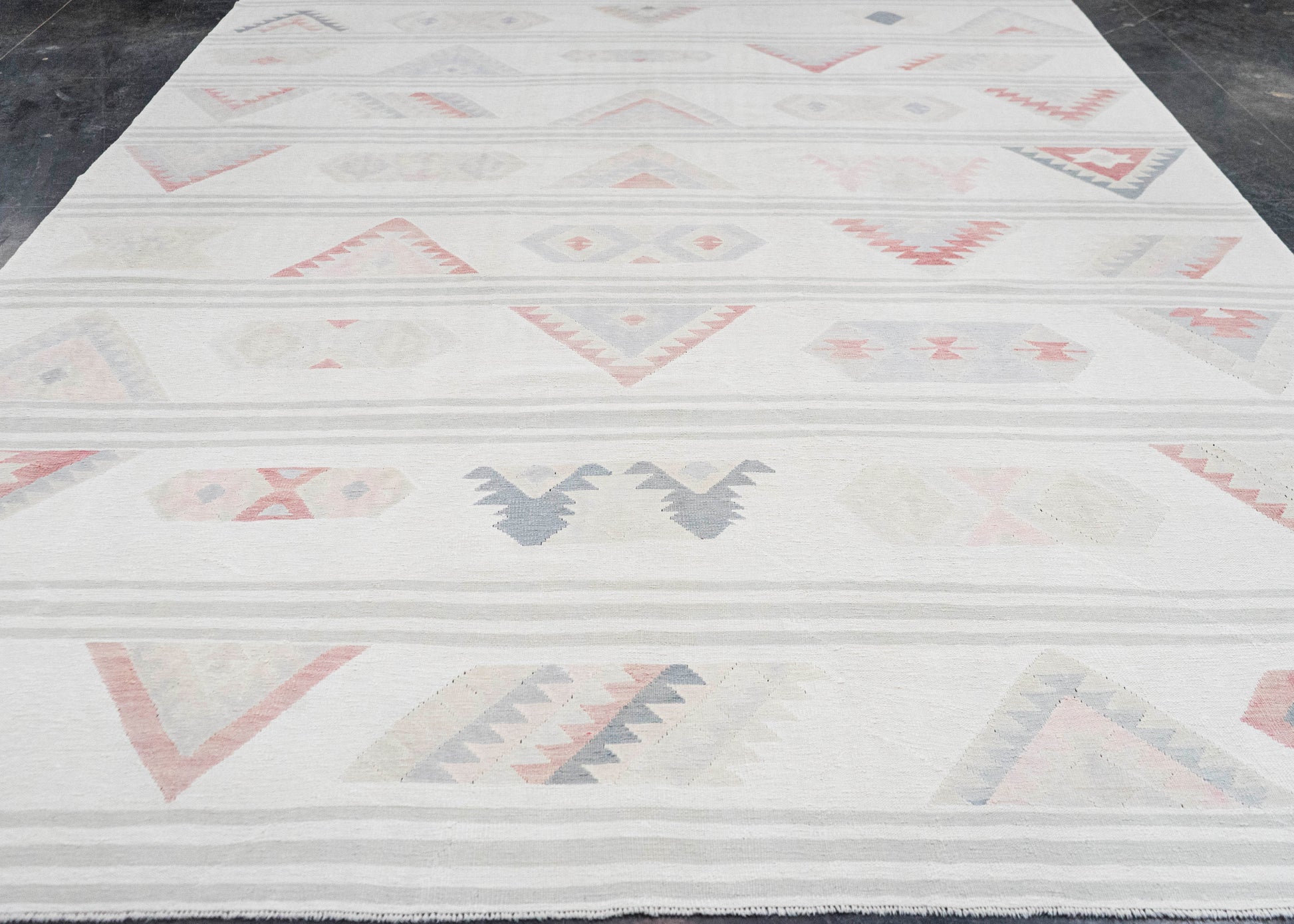 Turkish Kilim Oriental Handmade Flatweave 9'4" x 12'2" #20280