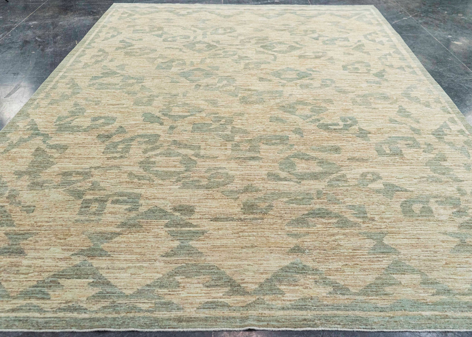 Turkish Oushak Rug 8'10" x 12'7" #20276