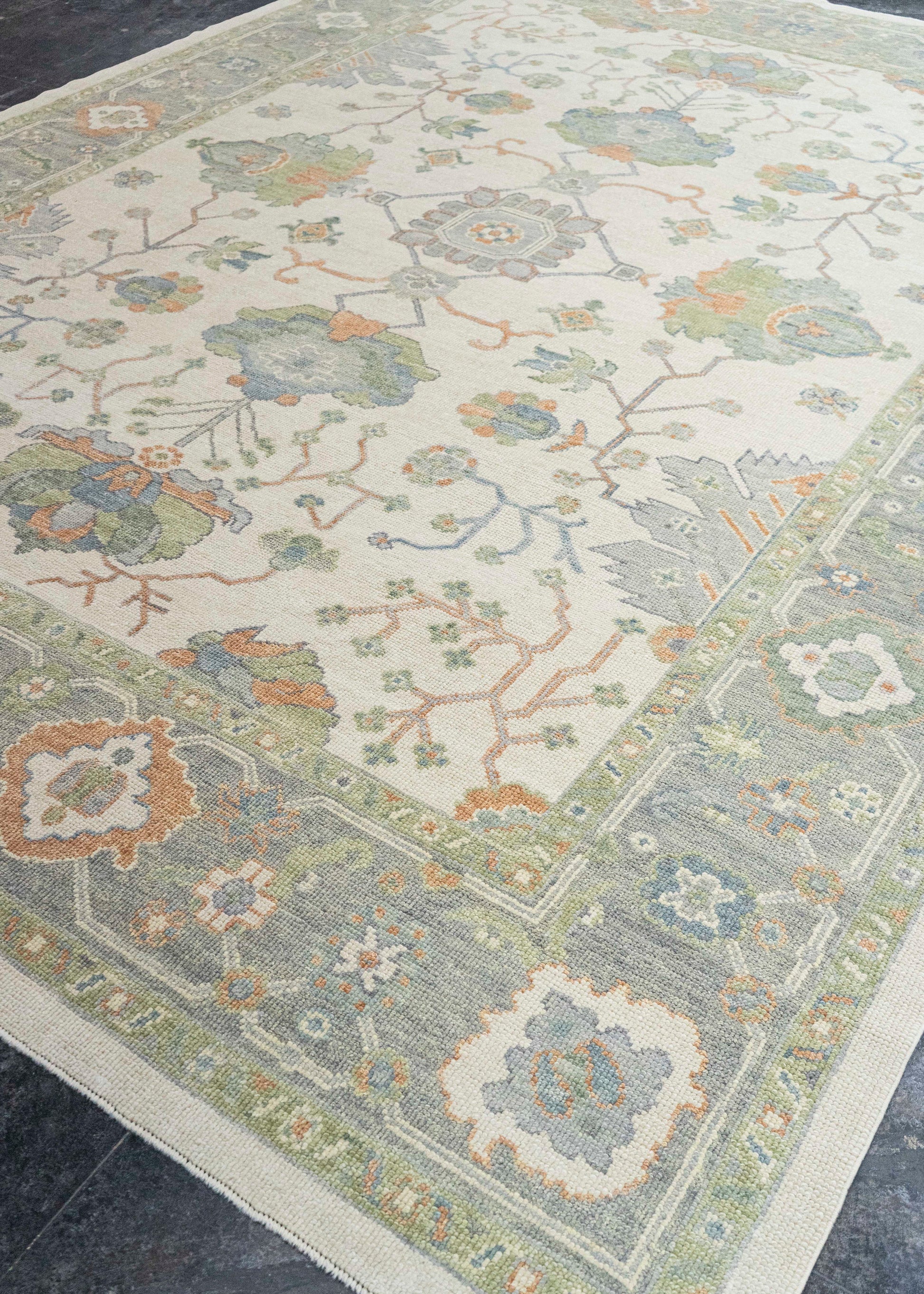 Turkish Oushak Rug 9'6" x 12'8" #20421