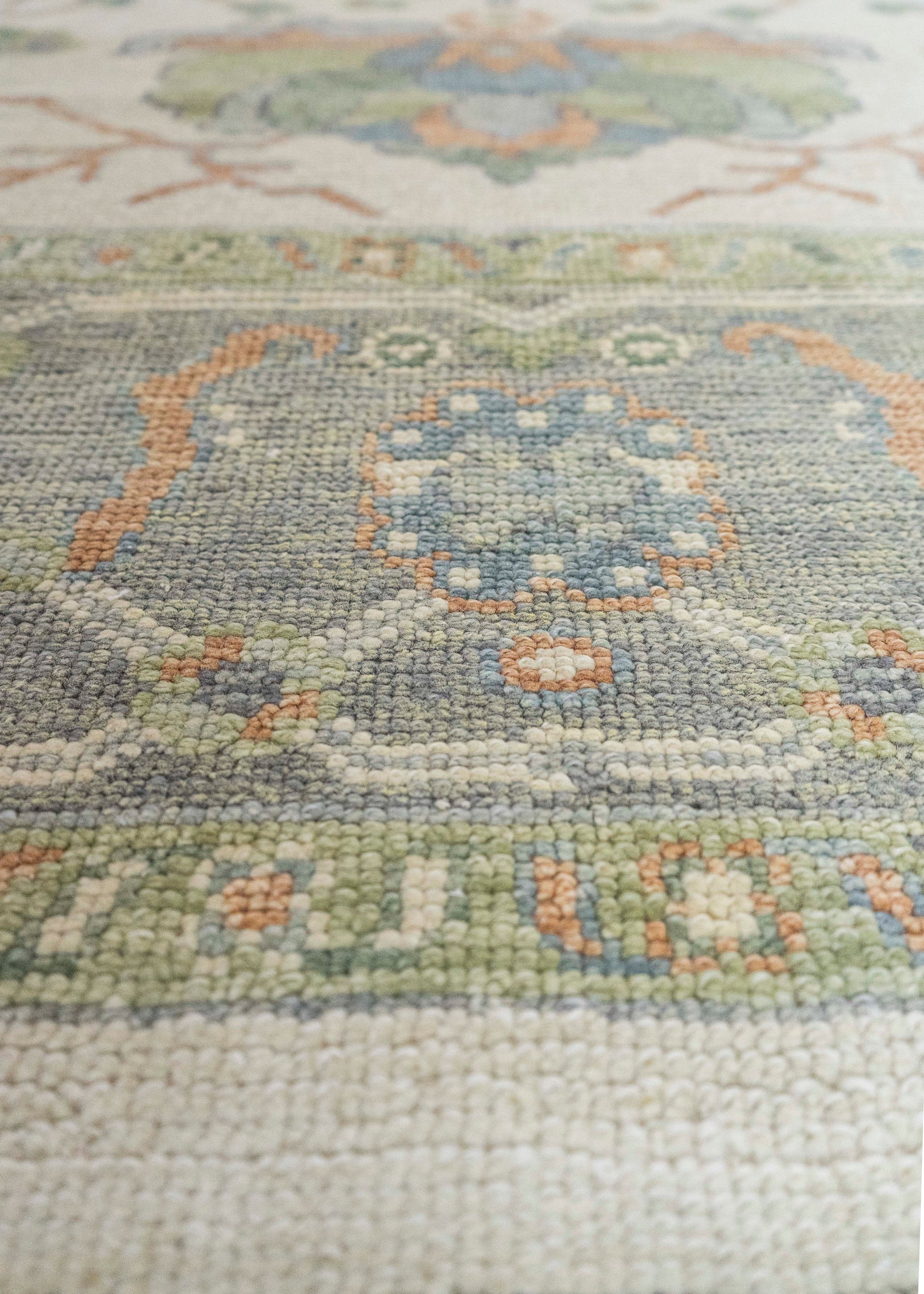 Turkish Oushak Rug 9'6" x 12'8" #20421
