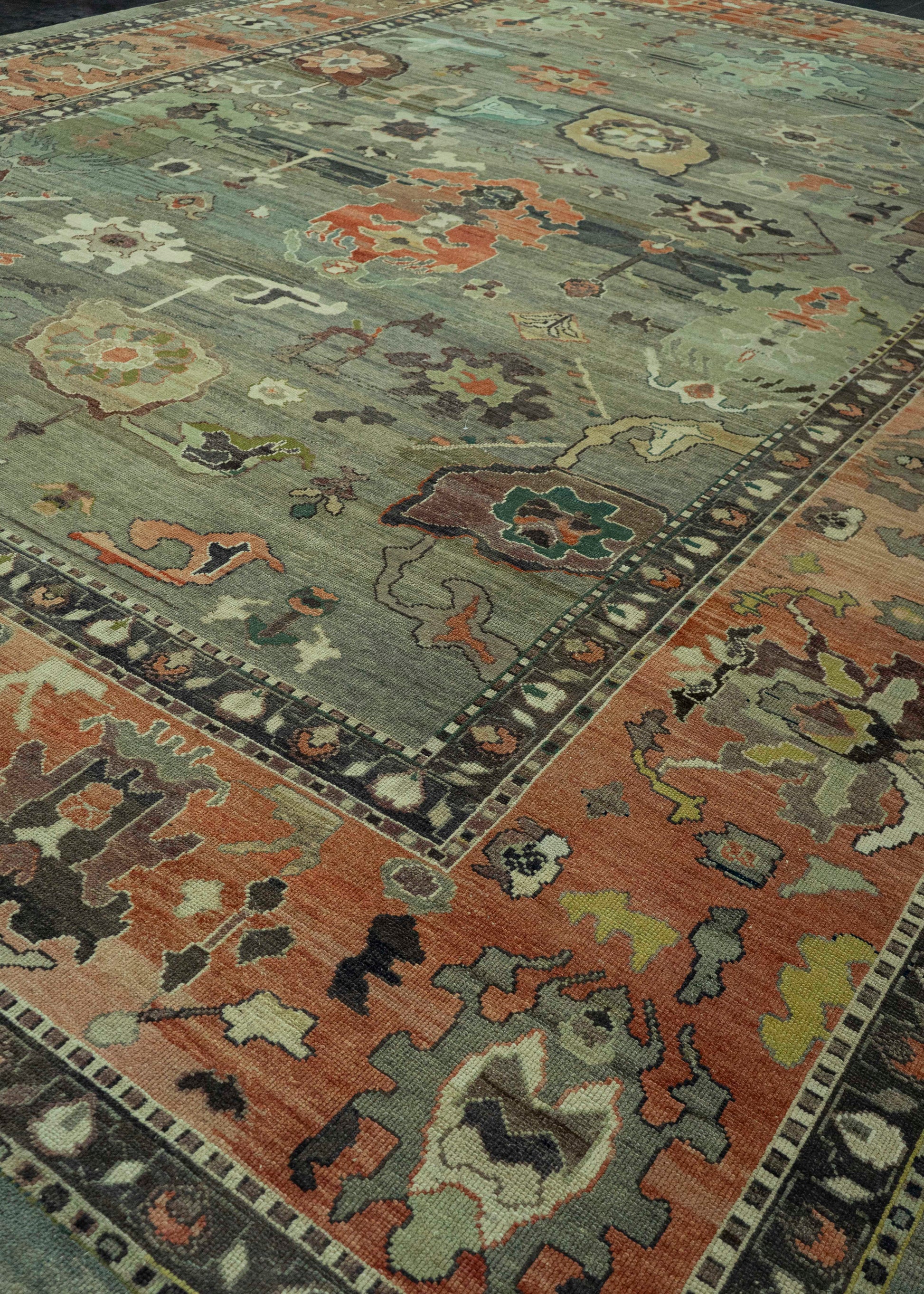 Turkish Oushak Old Wool Rug 14'7" x 19'11" #30144