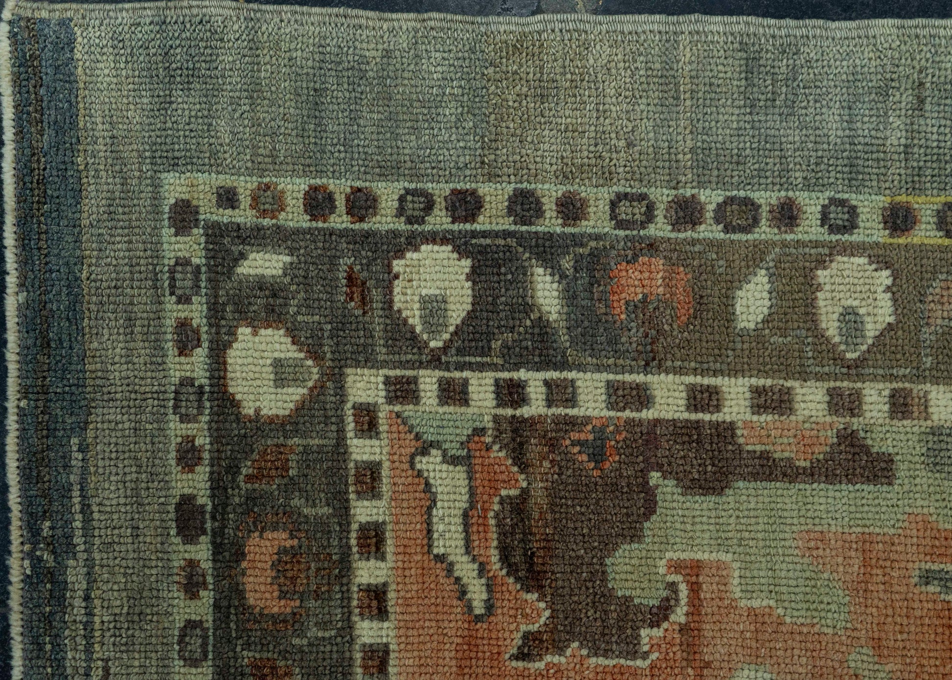 Turkish Oushak Old Wool Rug 14'7" x 19'11" #30144