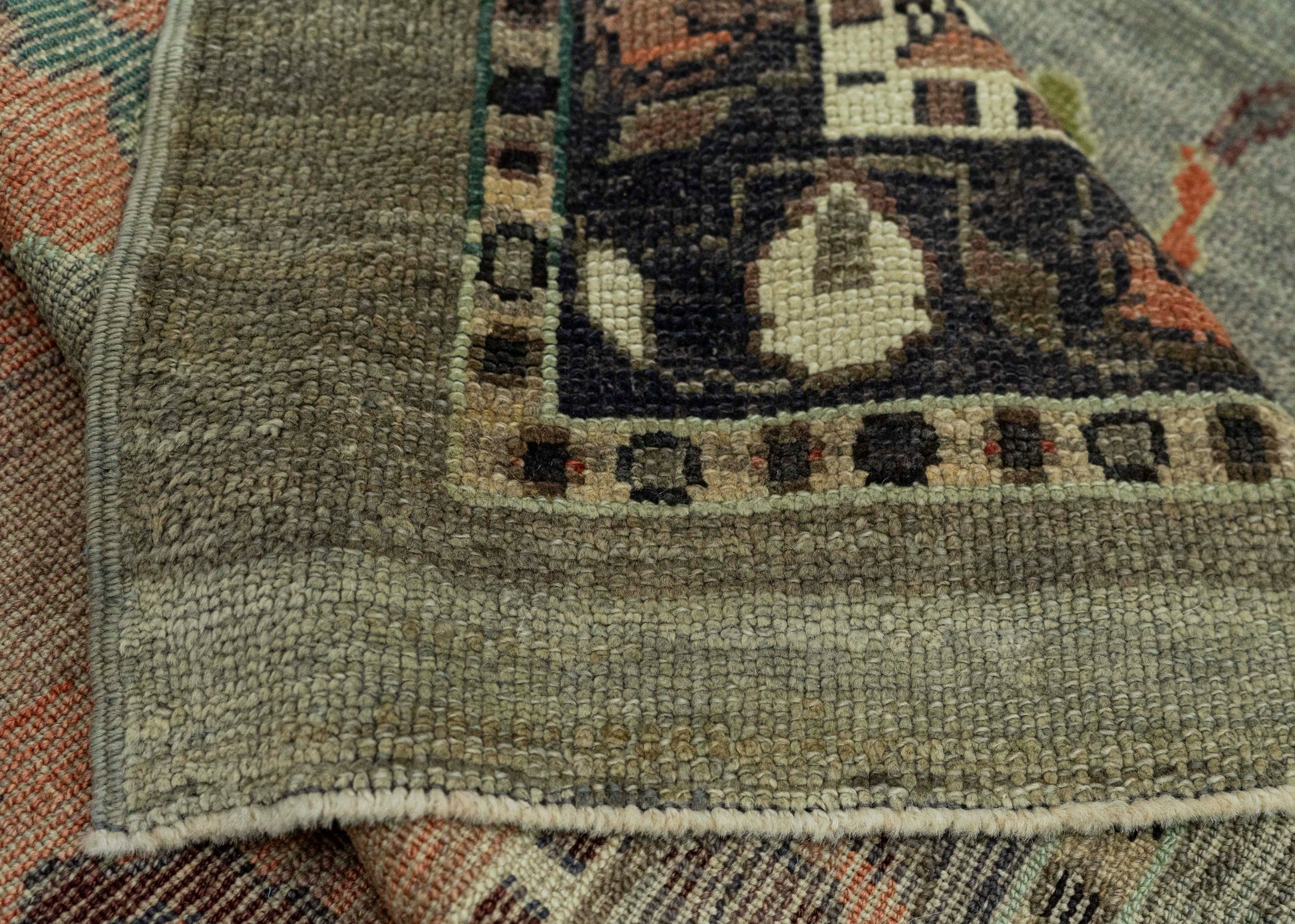 Turkish Oushak Old Wool Rug 14'7" x 19'11" #30144