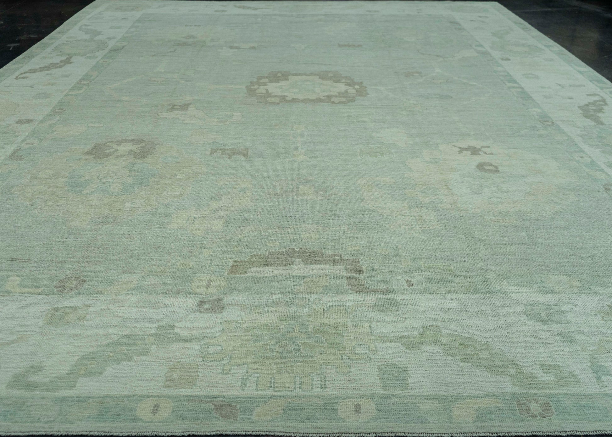 Turkish Oushak Rug 14'1" x 19'5" #19385