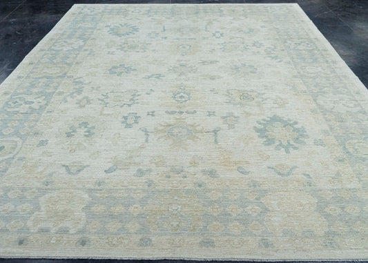 Turkish Oushak Rug 8'10" x 12'9" #20354