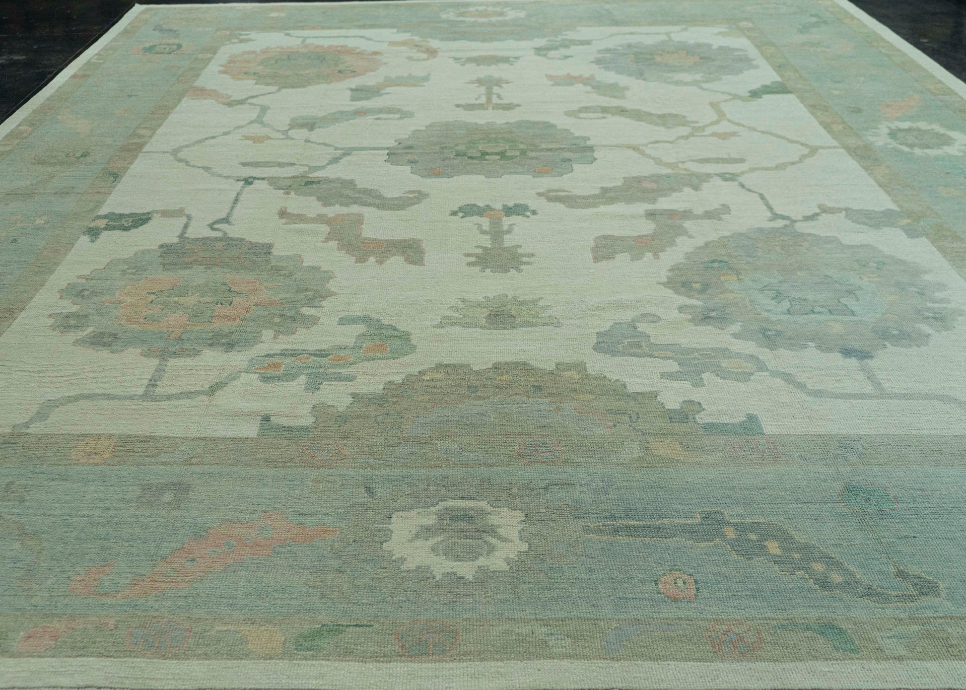 Turkish Oushak Rug 13'1" x 16'5" #19510