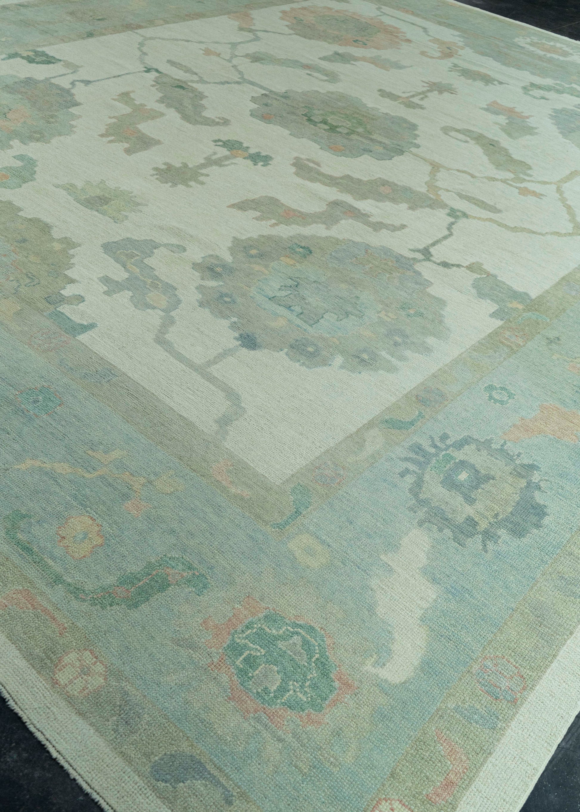 Turkish Oushak Rug 13'1" x 16'5" #19510