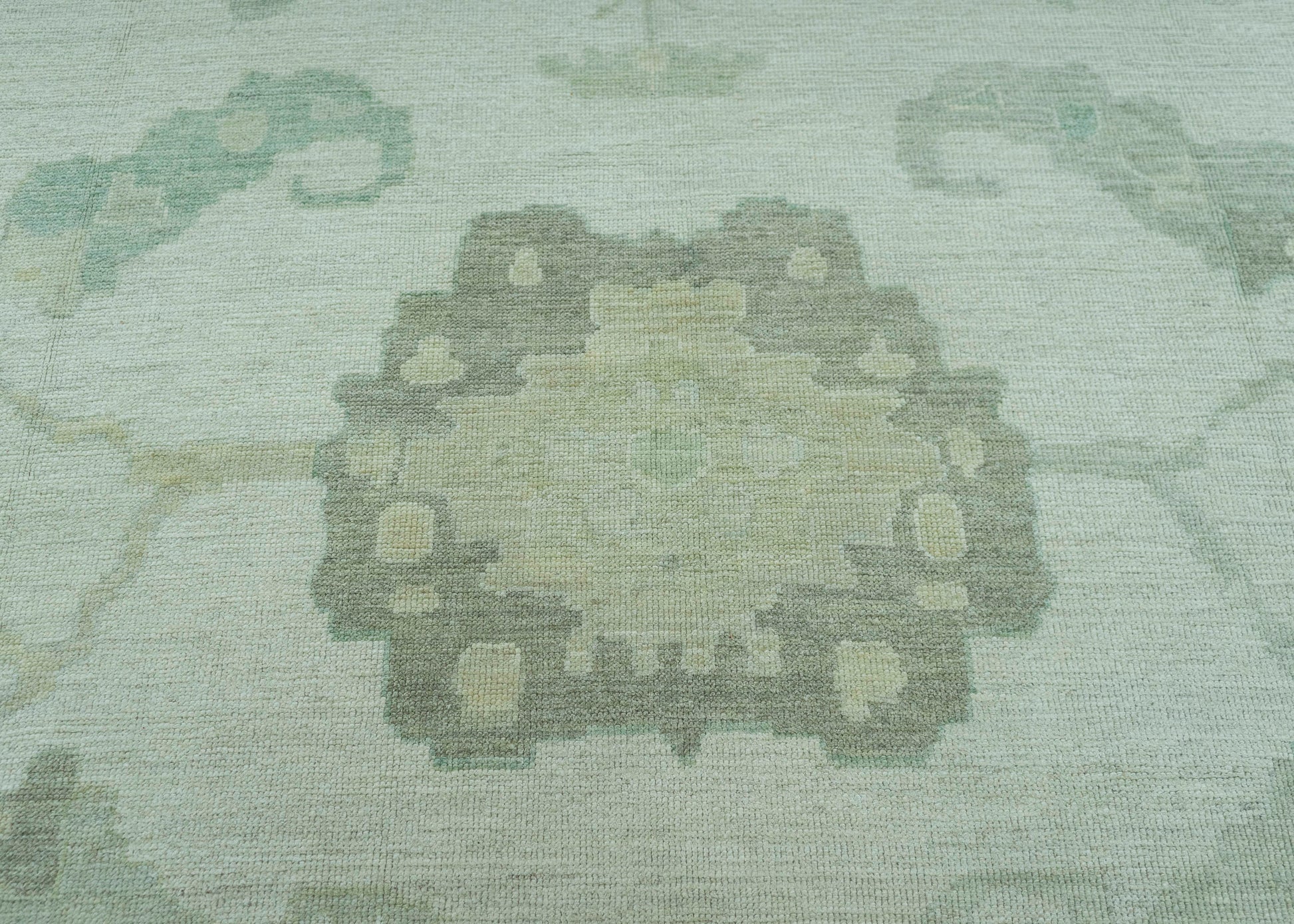 Turkish Oushak Rug 12'6" x 17'9" #19282