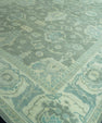 Turkish Oushak Antique Look Rug 12'3" x 14'10" #20078