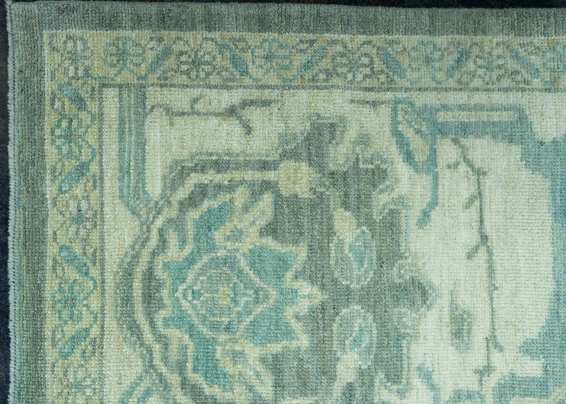 Turkish Oushak Antique Look Rug 12'3" x 14'10" #20078