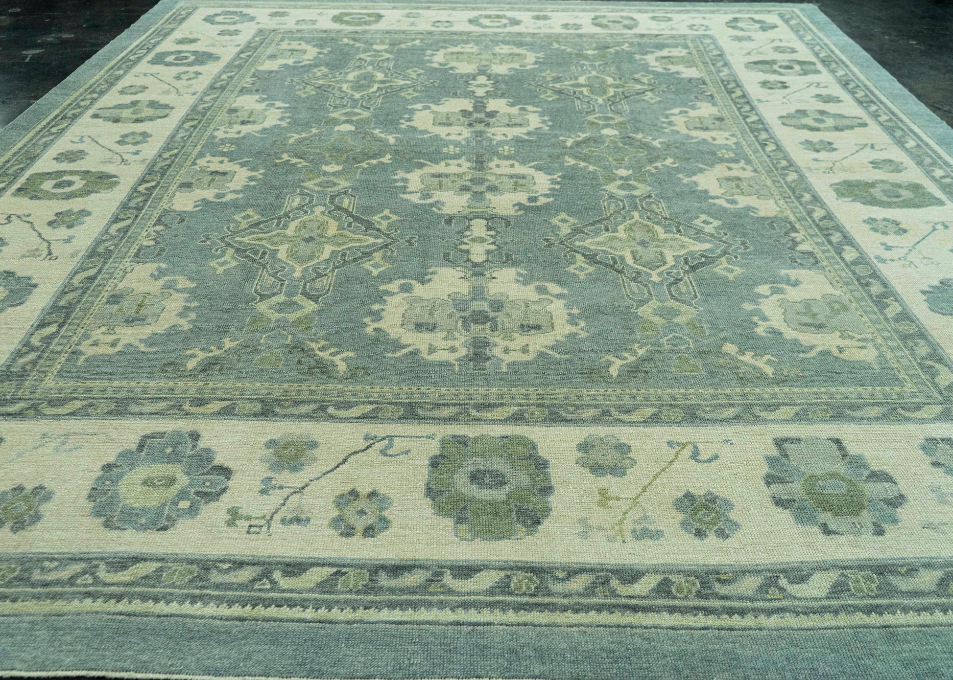 Turkish Oushak Rug 12'6" x 15'6" #19388