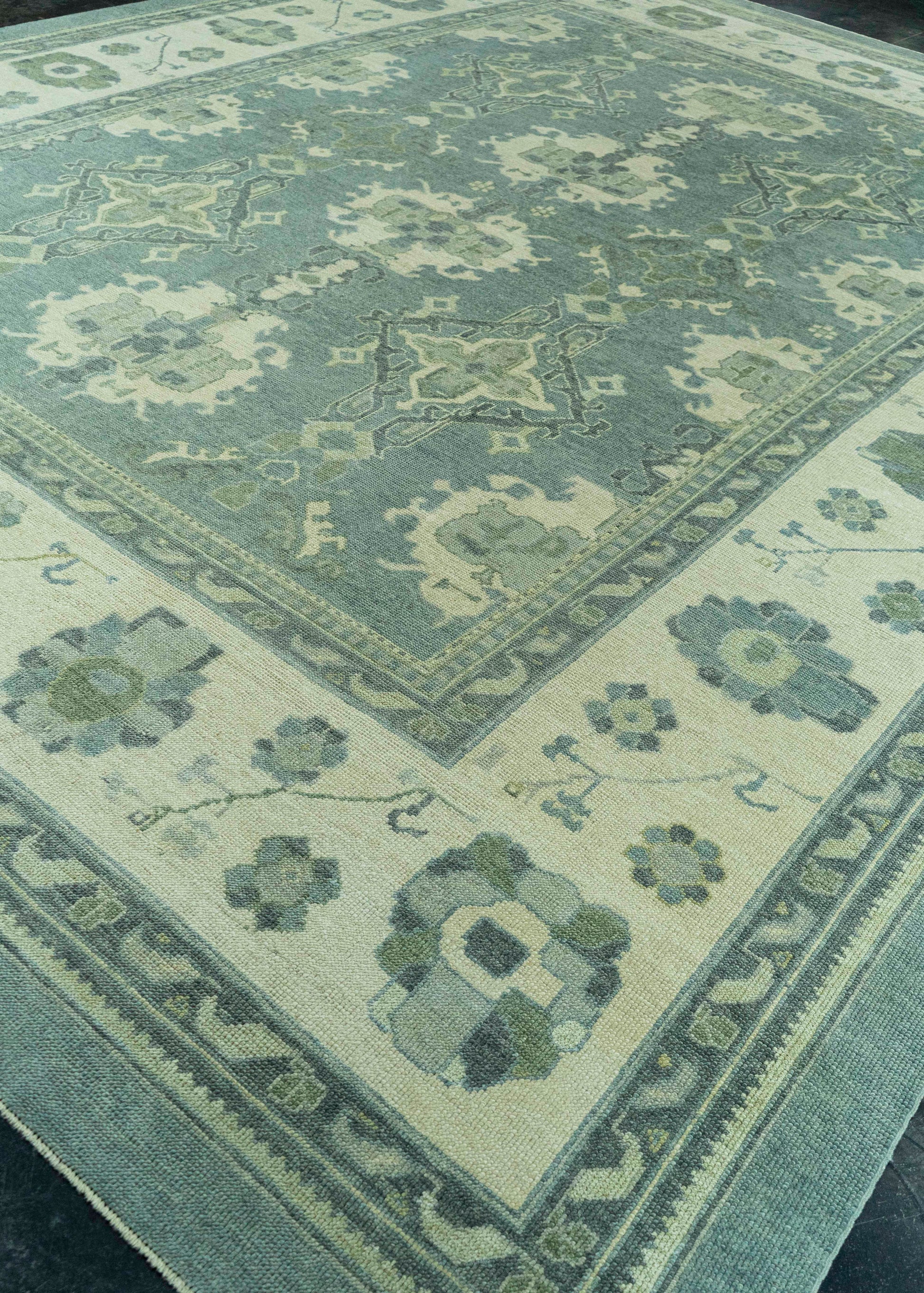 Turkish Oushak Rug 12'6" x 15'6" #19388