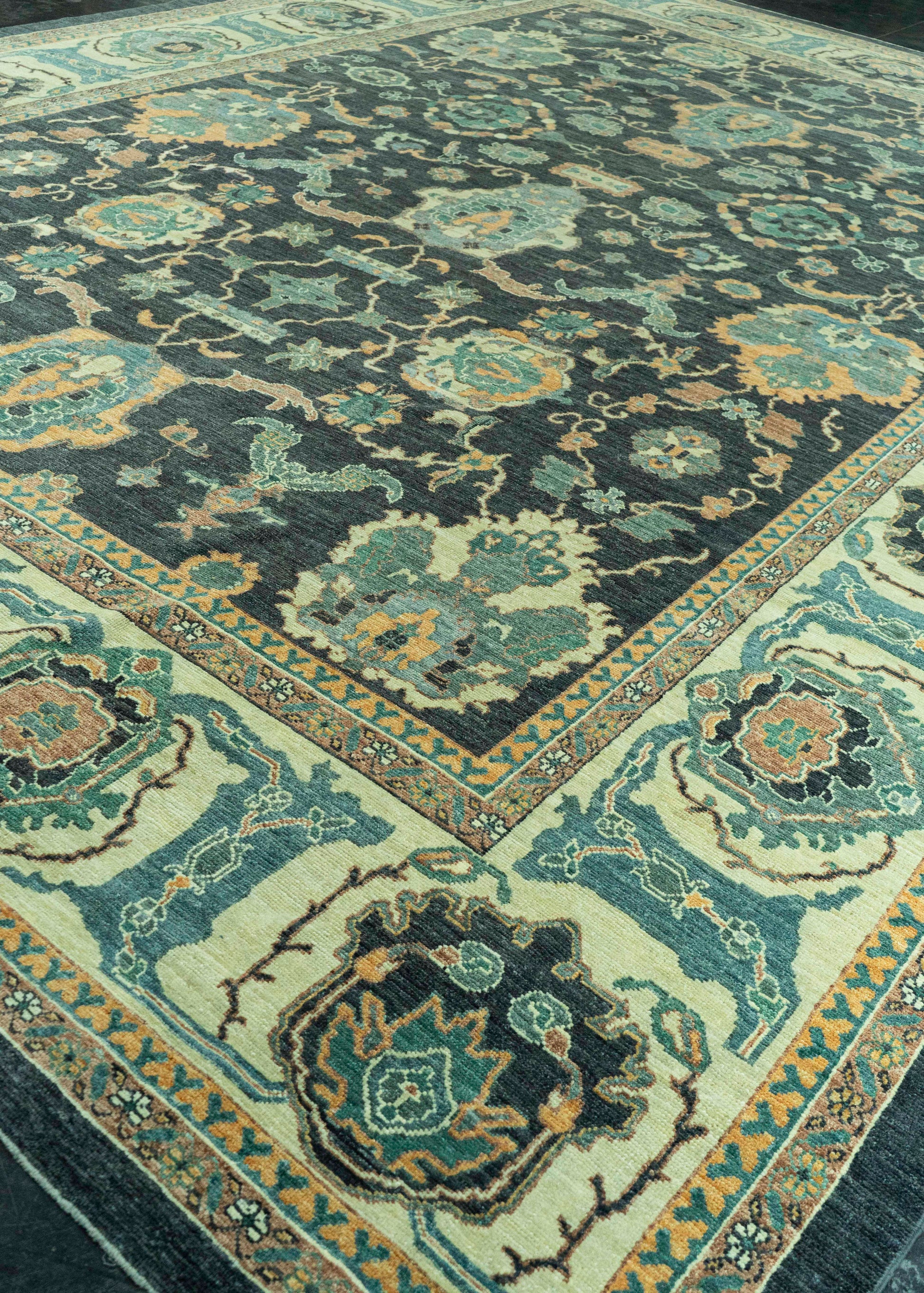 Turkish Oushak Antique Look Rug 13'6" x 18'4" #20077