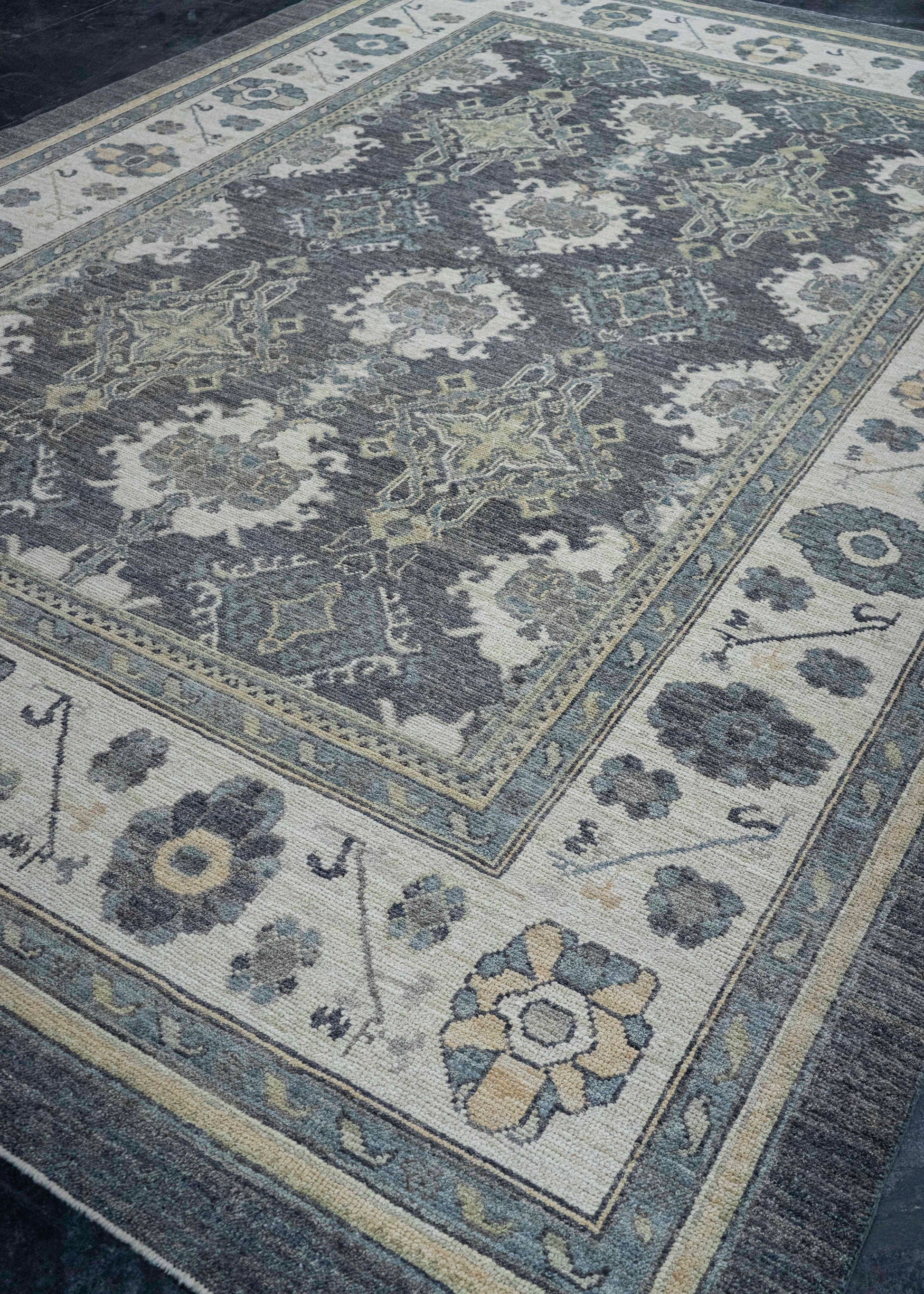 Turkish Oushak Rug 9'3" x 13'1" #20363