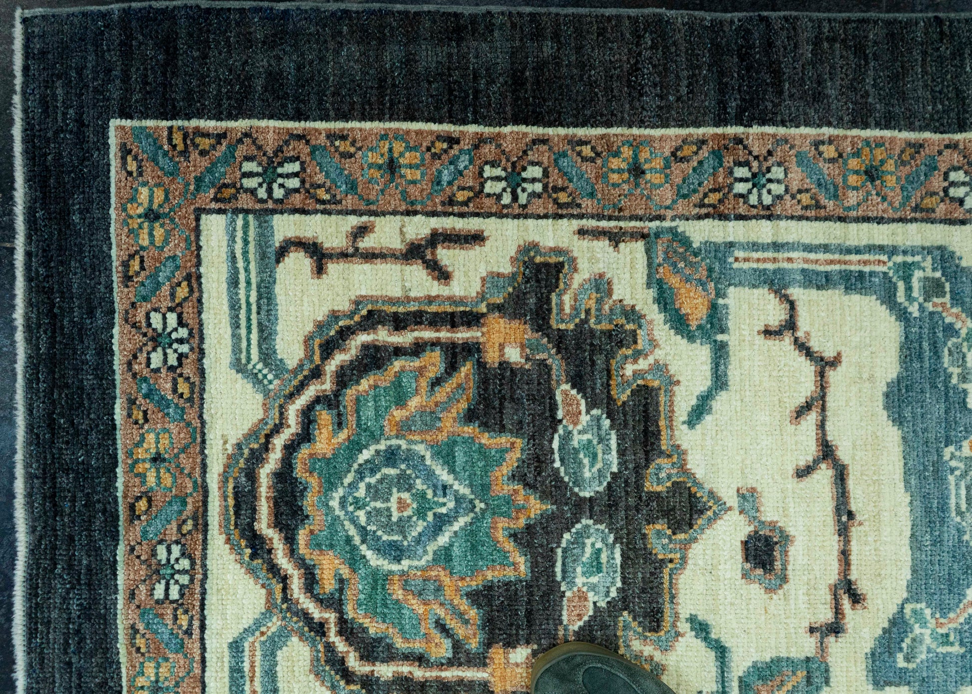 Turkish Oushak Antique Look Rug 12'9" x 17'8" #20063