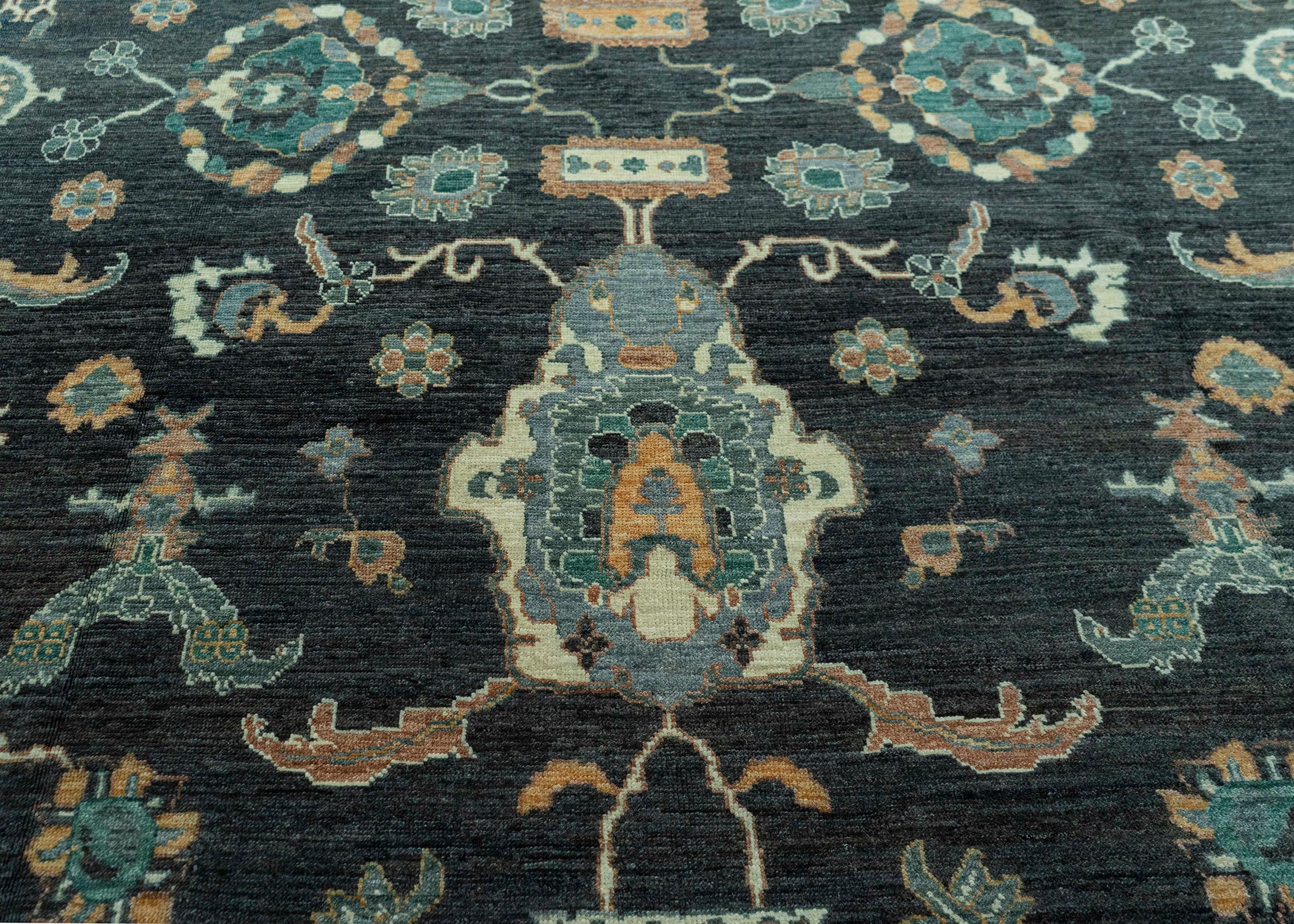 Turkish Oushak Antique Look Rug 12'9" x 17'8" #20063