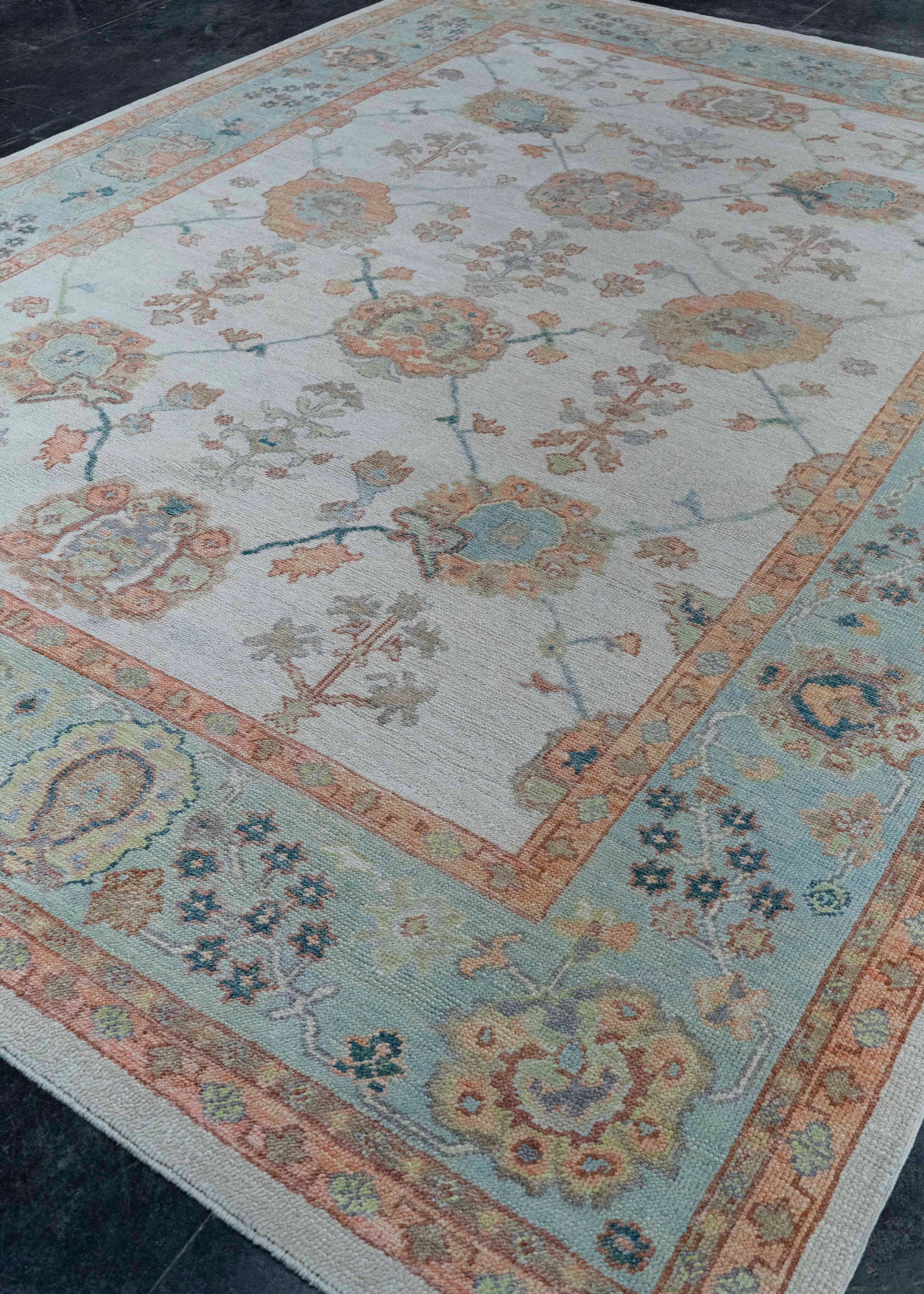 Turkish Oushak Rug 9'3" x 12'4" #20432