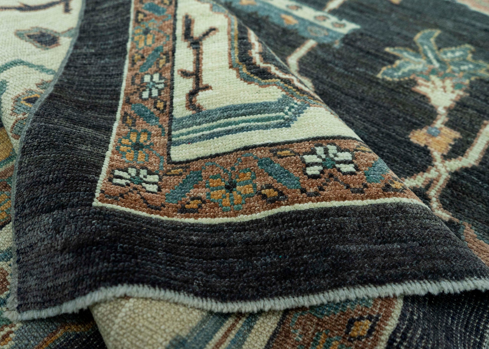 Turkish Oushak Antique Look Rug 12'9" x 17'8" #20063