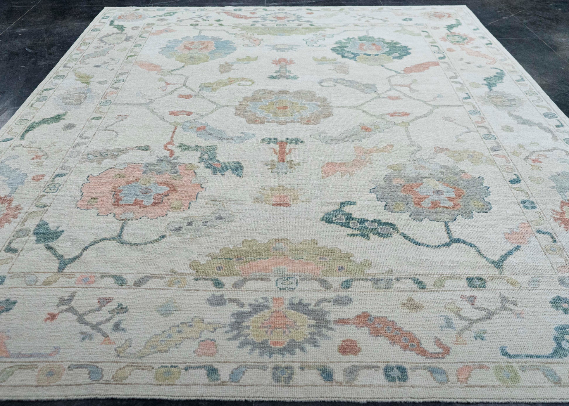 Turkish Oushak Rug 9'2" x 12'5" #20433