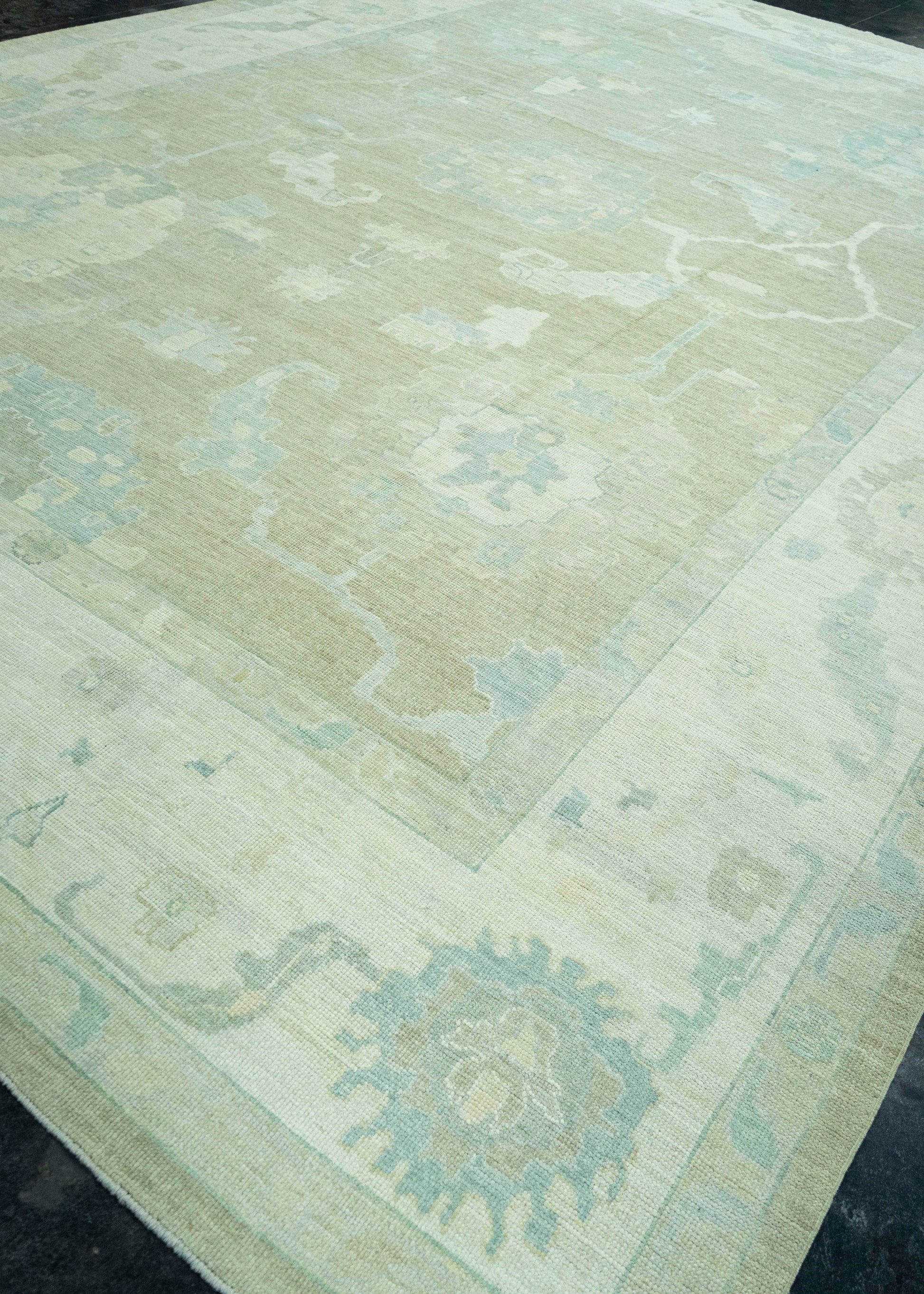Turkish Oushak Rug 12'4" x 18'1" #19297