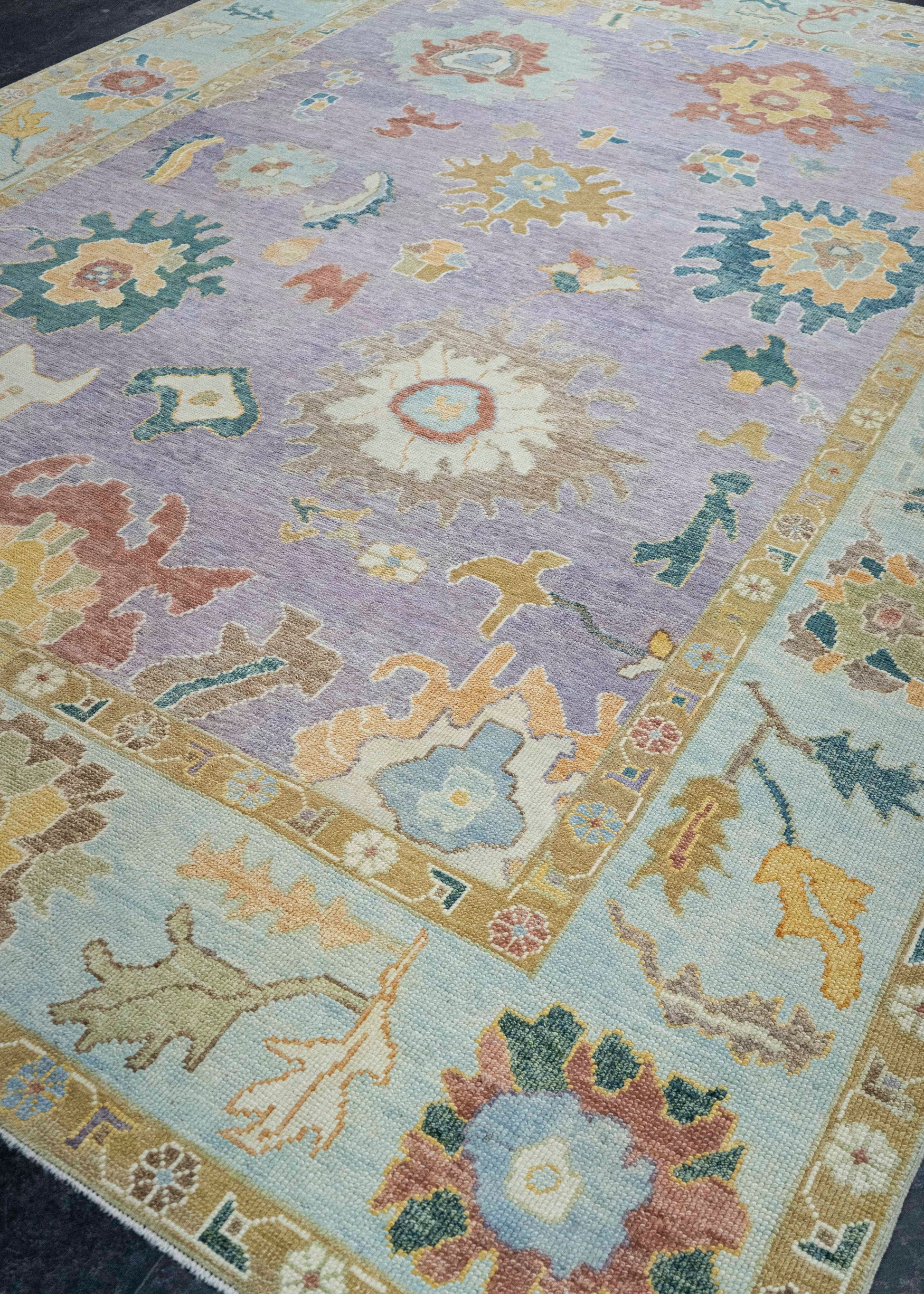 Turkish Oushak Rug 9'3" x 12'7" #20389