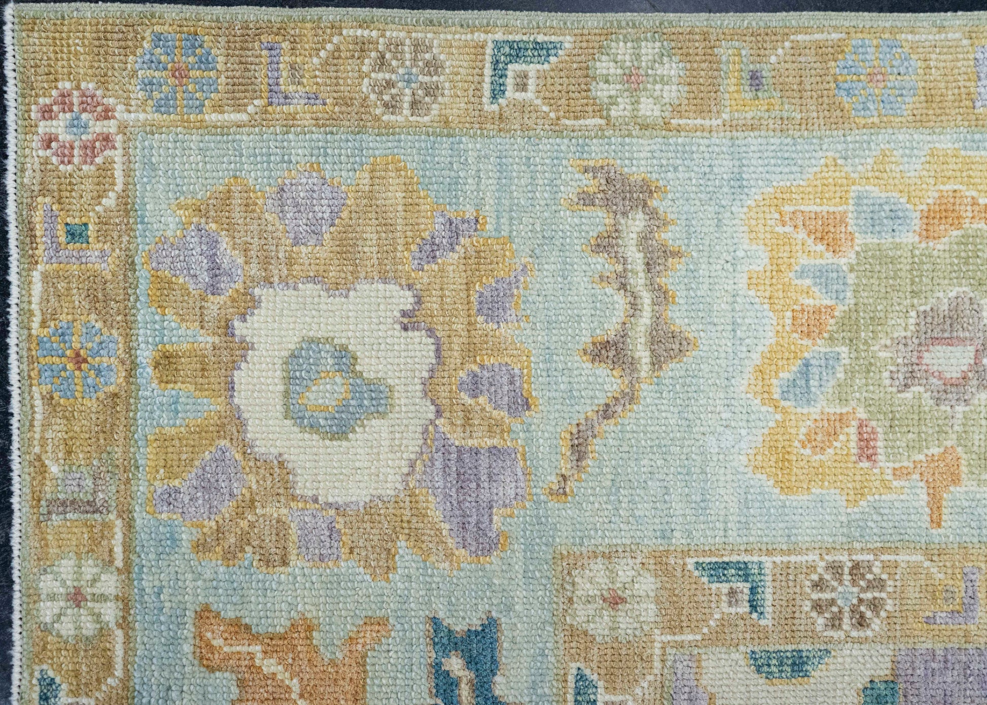 Turkish Oushak Rug 9'3" x 12'7" #20389